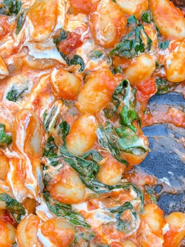 A close up image of Smoky Gnocchi.